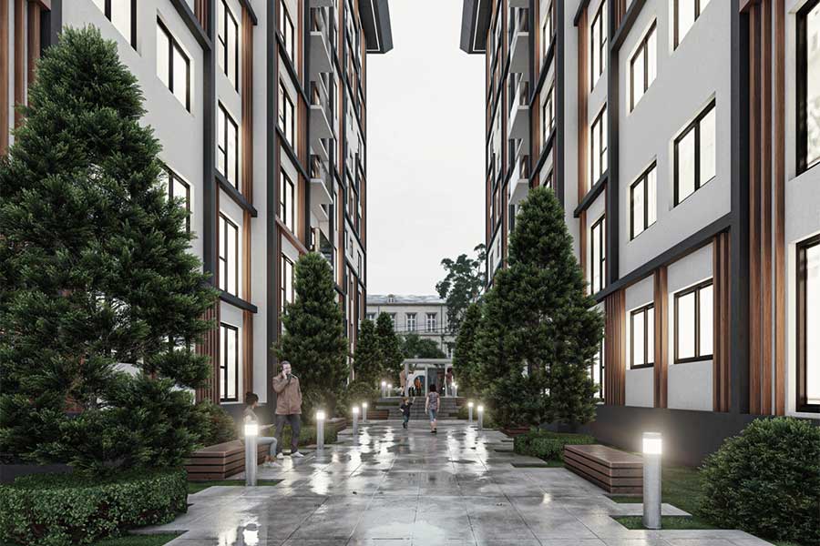 شقق للبيع في اسطنبول 2022 ضمن مجمع استثماري سكني في منطقة بهشلي ايفلار GP-209